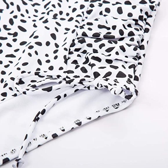 POLKA DOT 2 PIECE SWIMSUIT - Picture 5 of 8